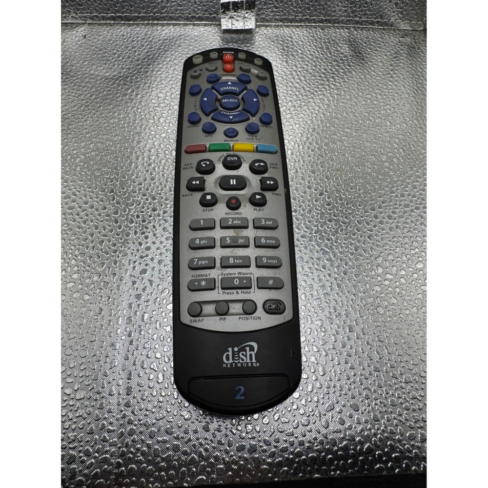 Dish Network 21.0 IR/UHF PRO Remote Control EchoStar 173954 Silver Black